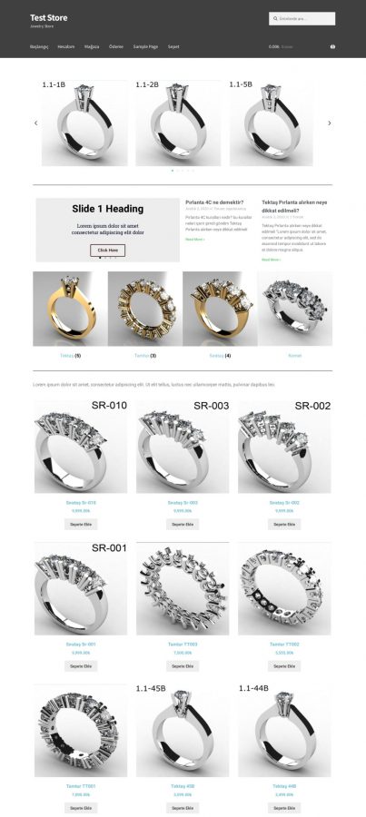 Test Store – Jewelry Store-